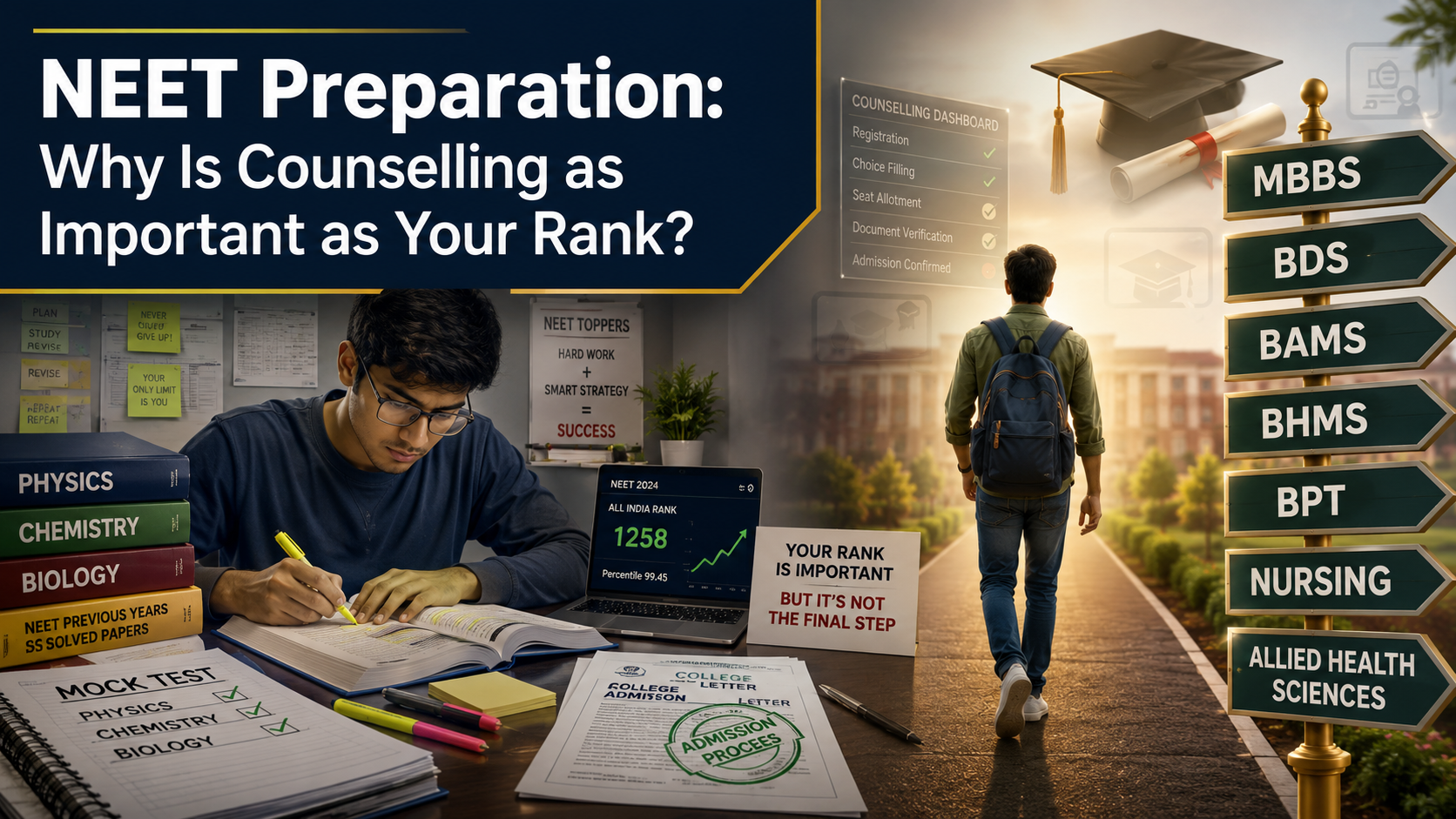 NEET Preparation: Why Is Counselling as Important as Your Rank?