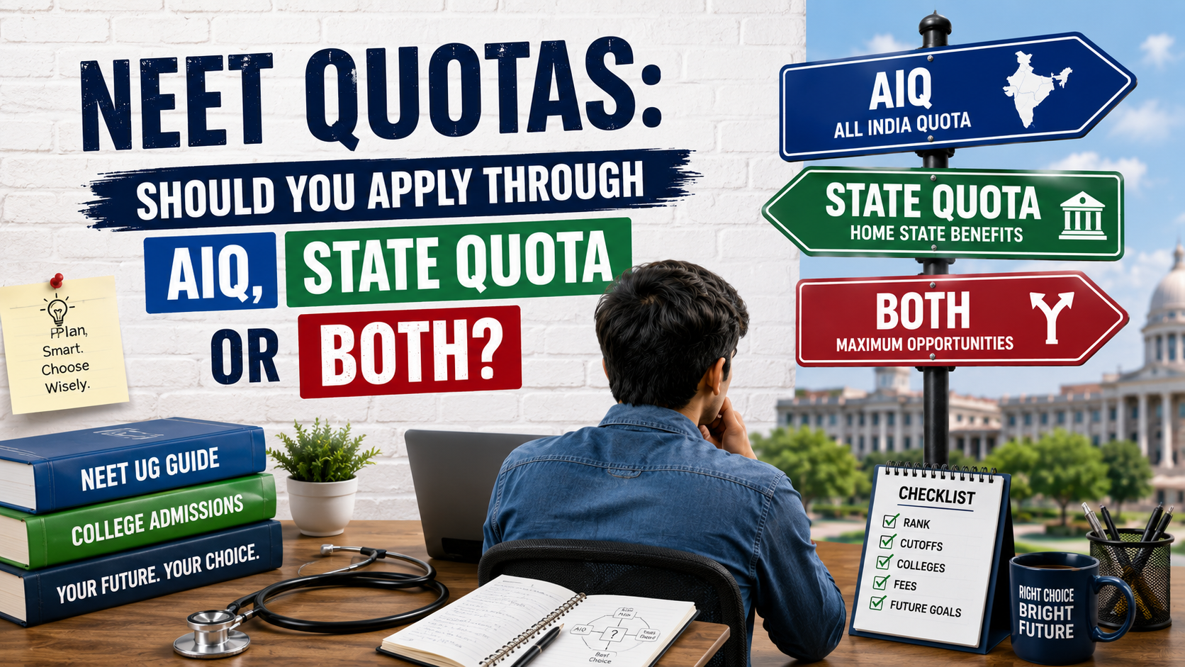 NEET Quotas: Should You Apply Through AIQ, State Quota or Both?