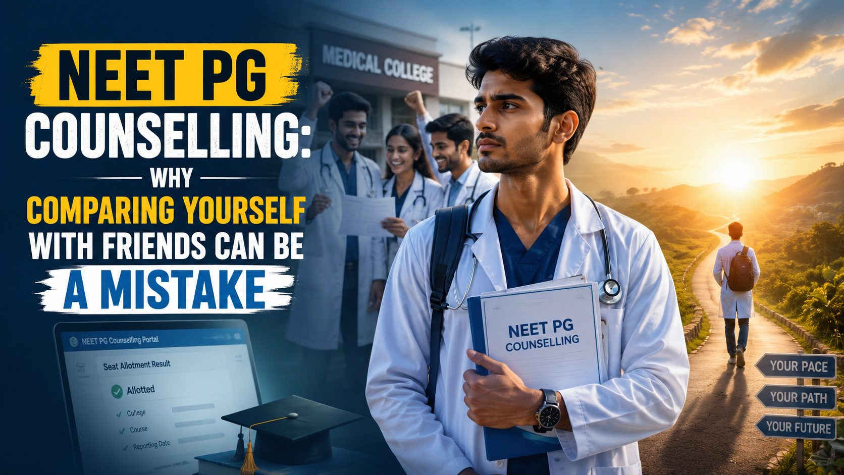 NEET PG Counselling: Why Comparing Yourself with Friends Can Be a Mistake